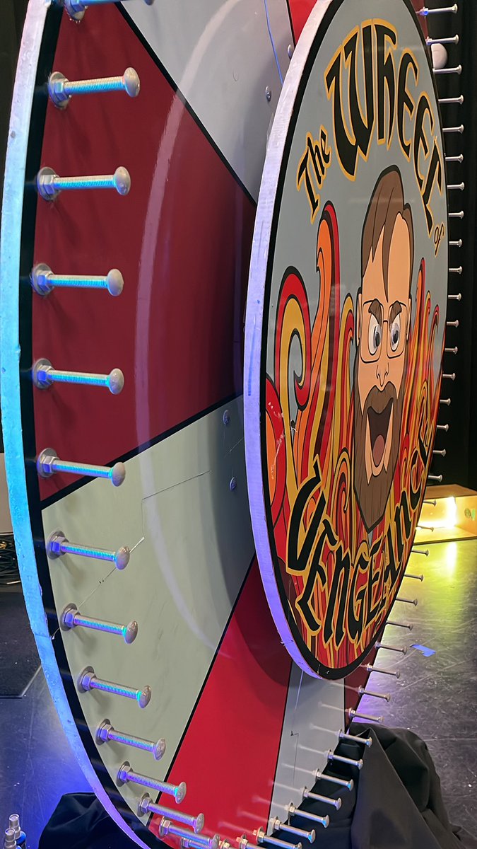 The wheel is in the building #RTExtraLife