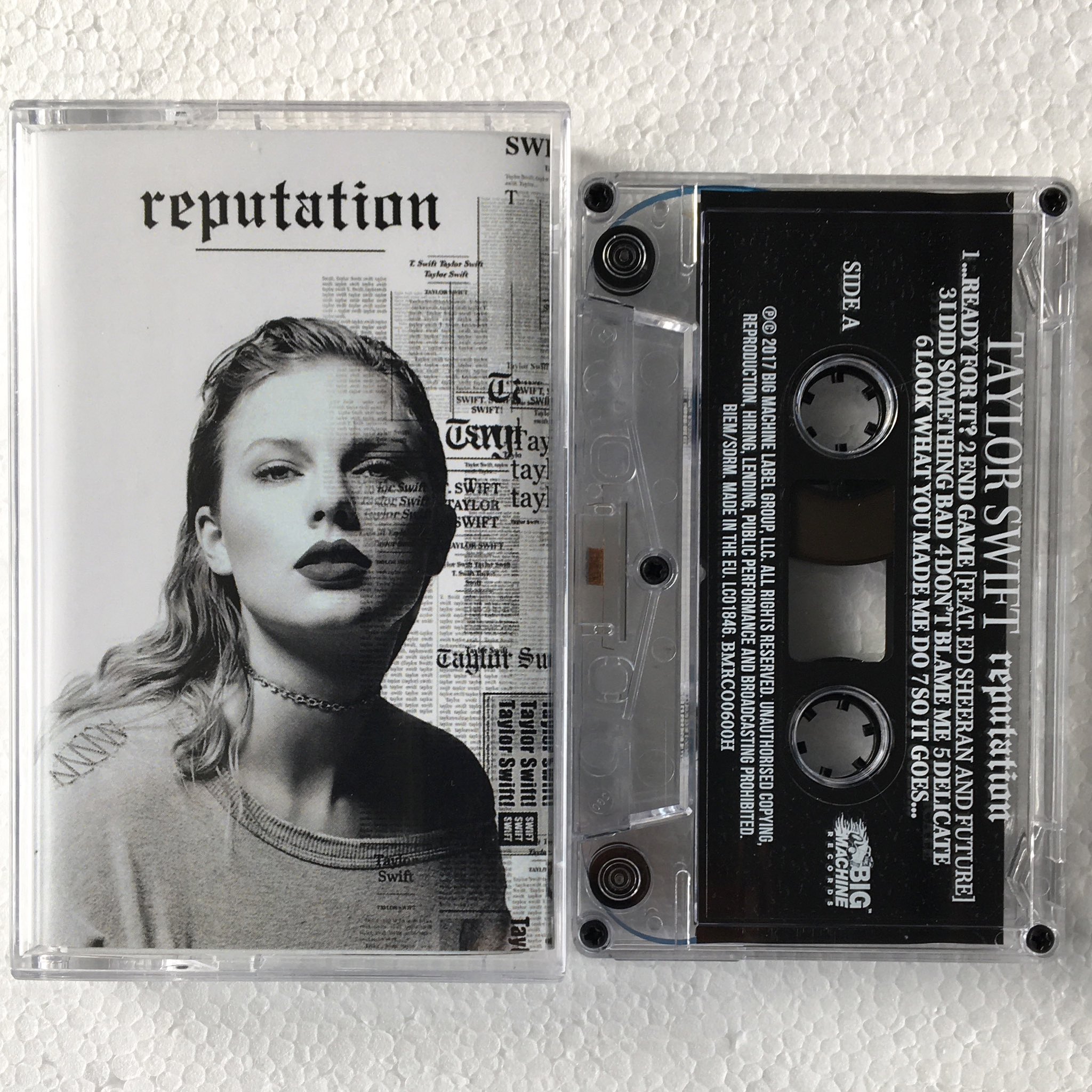 テイラースイフト 見立て Taylor Swift reputation カセット