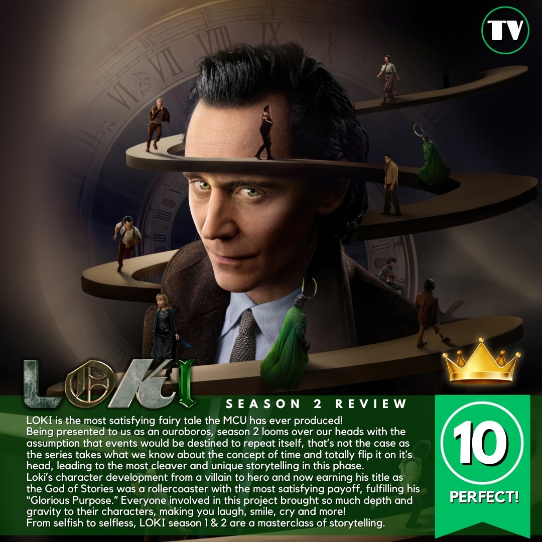 Trinviews's tweet photo. 💚 Loki Season 2 Review! 
#Loki #LokiSeason2 #LokiS2 #godofstories https://t.co/CkBazS3OcR