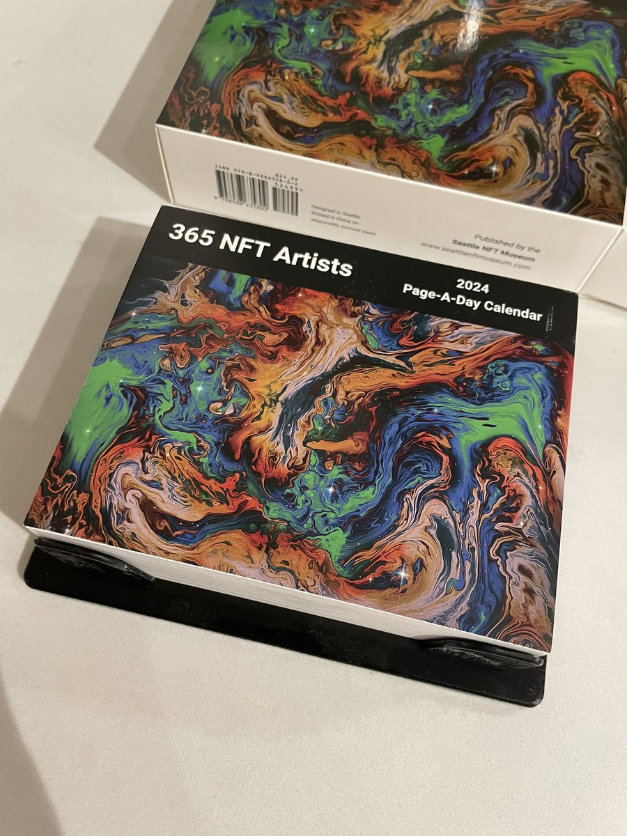 Big thank you to <a href="/seanftmuseum/">Seattle NFT Museum</a> for featuring me in their calendar!