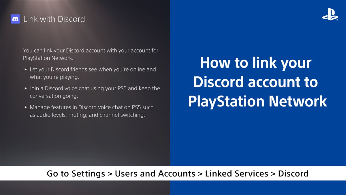 Ask PlayStation on X: Have you linked your account for PlayStation Network  with Discord? By linking your account, you can share PSN activities, such  as what games you are playing, with other