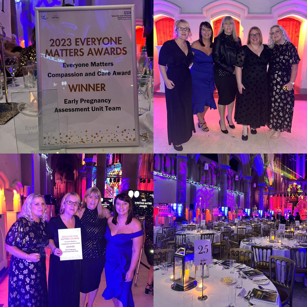 An amazing night @GortonMonastery for the Everyone Matters Awards! 🎉🍾 WE WON!! 🍾🎉 @tandgicft @JanetCordwell @jeanette_dowd