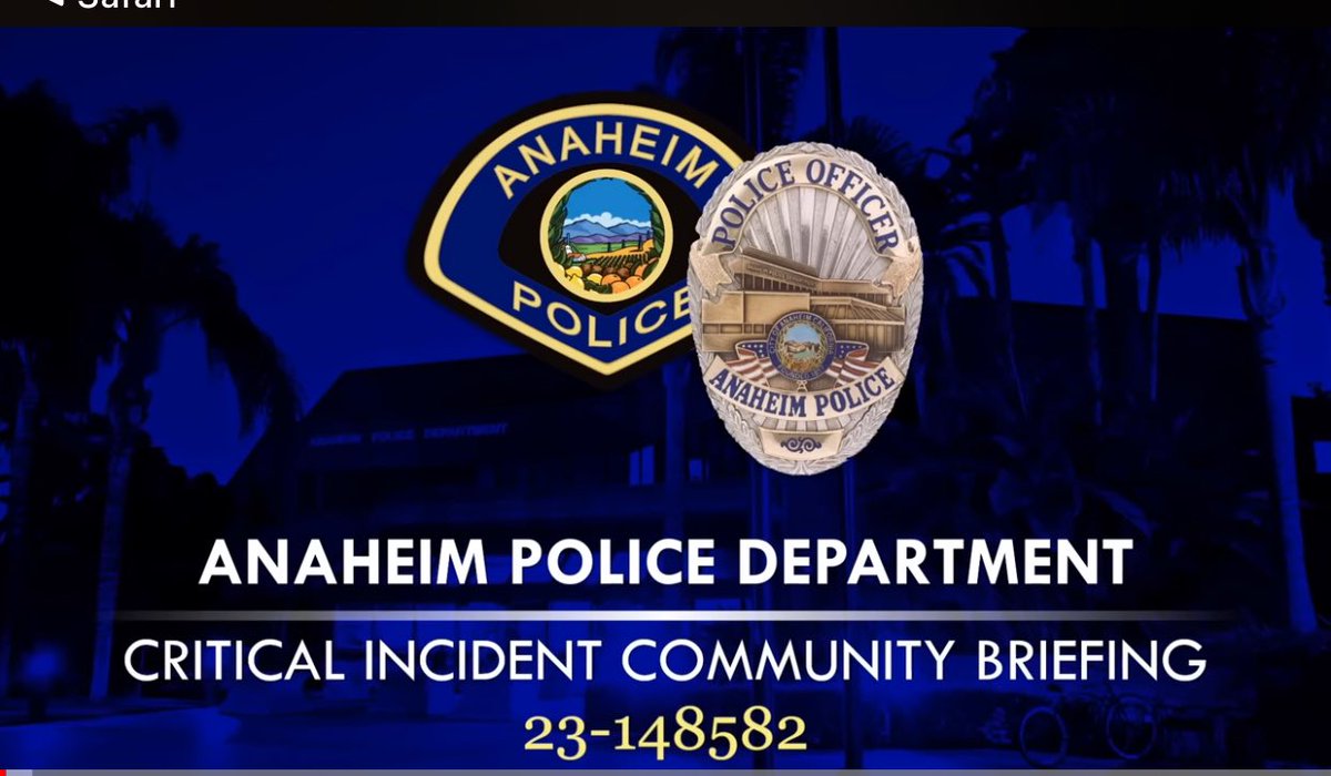 The following Critical Incident Community Briefing video is related to an officer involved shooting that occurred on October 3, 2023. The incident is being investigated by the Orange County District Attorney's Office: youtu.be/hDphiLFssYE