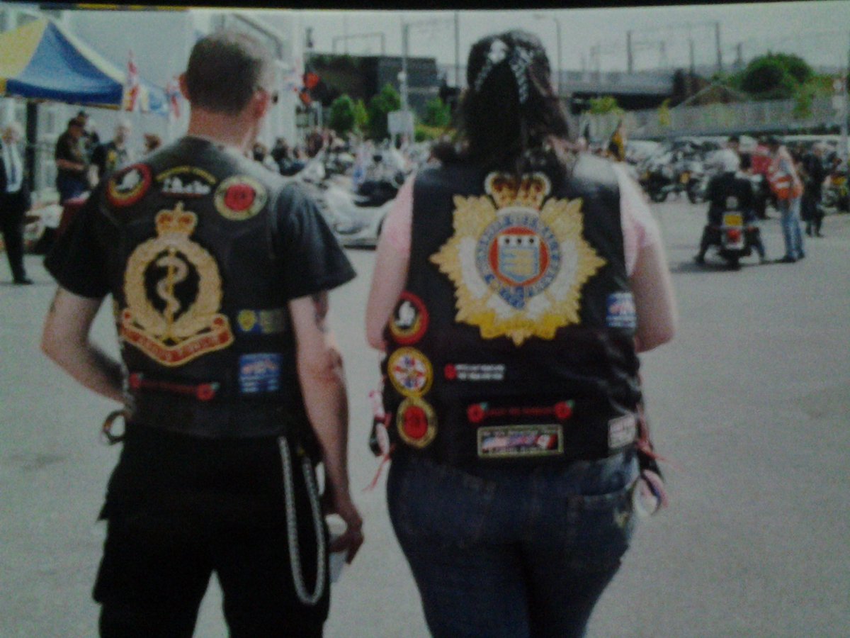 @callsigncowgirl The wife and I in Bosnia, in ‘95, effectively on our “honeymoon “ but in different units, then 20+ years later before we marched past the Cenotaph together. The last one is the back of our “cuts” with our respective Capbadges.