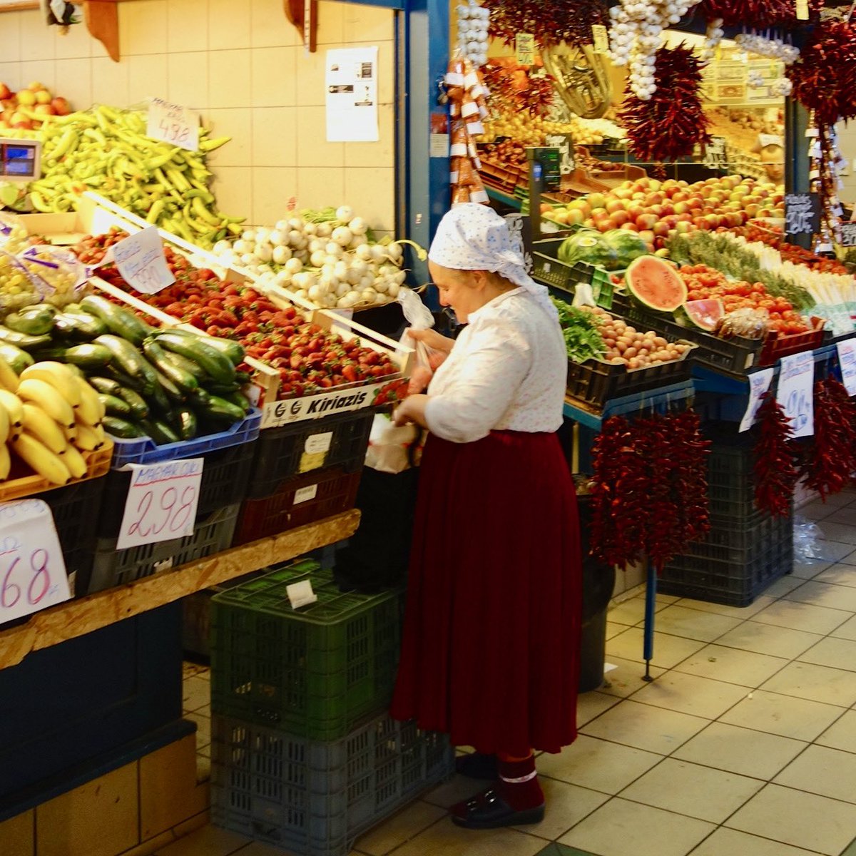 For some things, you just need to go where the locals go. I found great paprika at Budapest’s Great Market Hall.