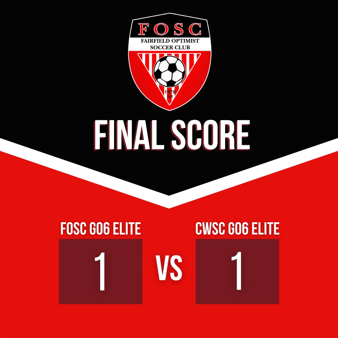 FOSCG06Elite's tweet photo. First game back together ends in a 1-1 tie at the Gateway Showcase. Our lone goal came from Kyra P. 

We’re back at it on Saturday at Warren County Sports Park #18 at 12:20pm. https://t.co/TNMhtGeQOH