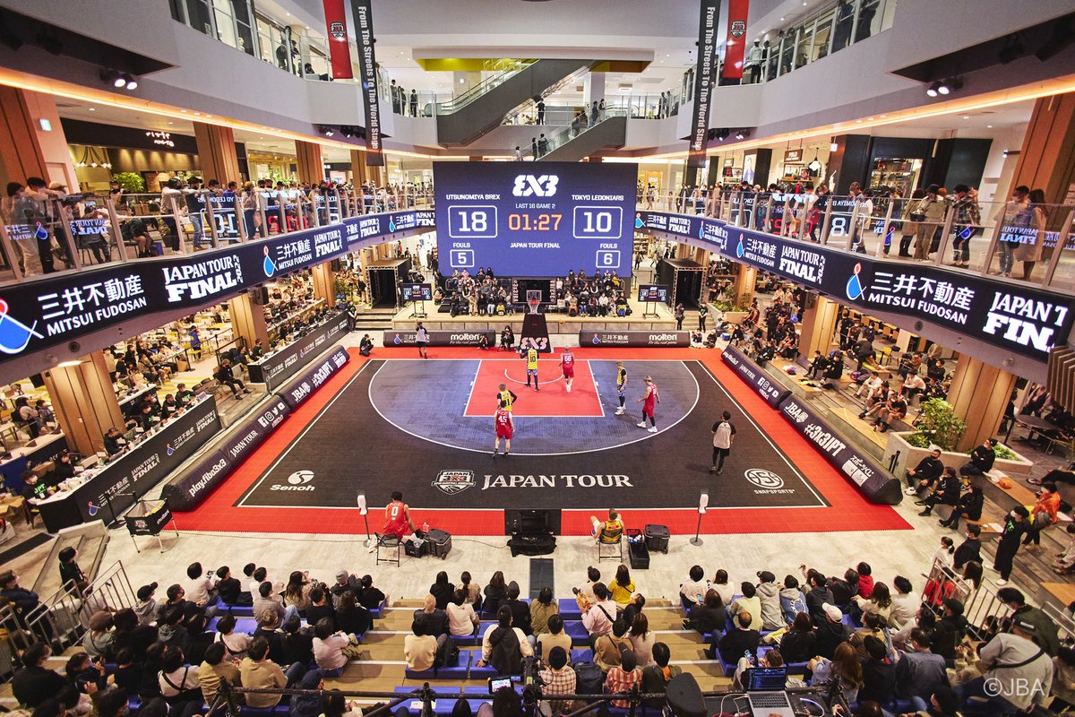 JBA3x3Official's tweet photo. 🏆GAMEDAY🏆【三井不動産 3×3 JAPAN TOUR 2023 FINAL】
いよいよ本日ファイナリストチームが決定❗️
📍三井ショッピングパーク ららぽーと堺　(所在地： 大阪府堺市美原区黒山22番1) 今季チャンピオンを決定するファイナルシリーズを開催致します。 https://t.co/Y6w5g5Scuk