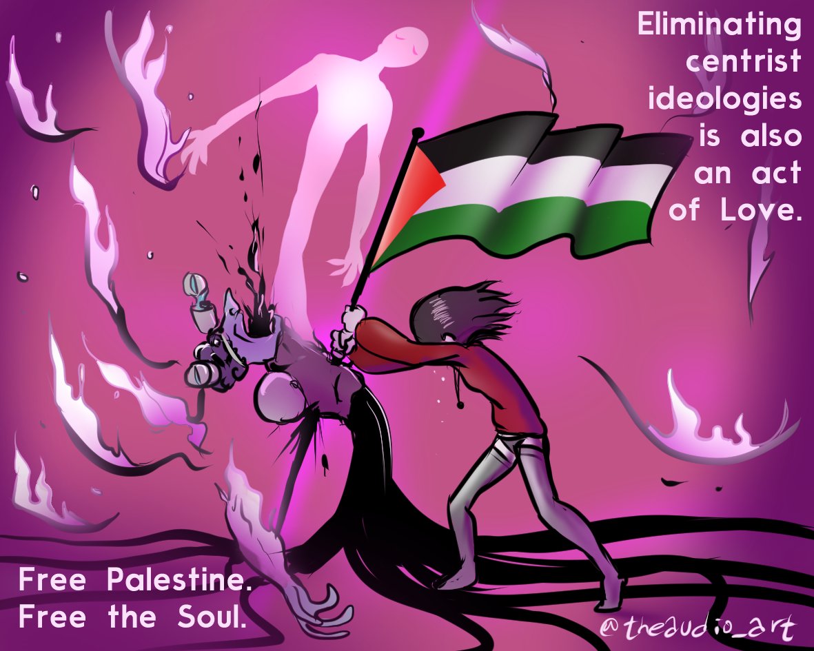 REalM_WoS's tweet photo. It's time to break the silence, listen to what your soul has to say, your heart will guide you. Free Palestine.  Neutrality is borderline indifference.  #ocsforjustice #freepalestine #freethesoul #realmwalkofsoul #theaudioart https://t.co/KWvRTRLcAV