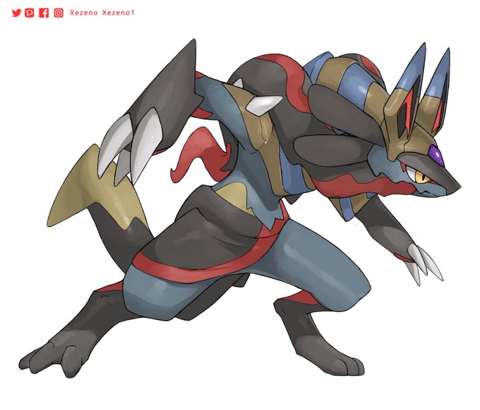 「lucario」のTwitter画像/イラスト(新着))