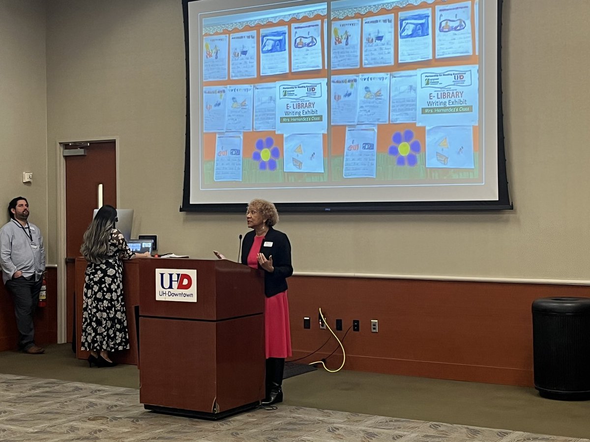 Wonderful launch to our Bilingual E-Library Grant and partnership with <a href="/AldineISD/">Aldine ISD</a>   I really enjoyed connecting with <a href="/drgoffney/">Dr. LaTonya M. Goffney</a> <a href="/Only1sheleah/">Sheleah Reed</a> <a href="/JVillarrealAISD/">Javier Villarreal, Ed.D.</a> and others.  Thank you <a href="/UHDBlanchard/">UHDPresidentBlanchard</a> and <a href="/debordelon/">Deborah Bordelon</a> for your support #uhd #bilingual #literacy