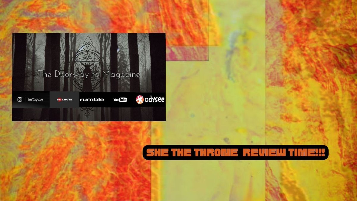 press@thedoorwayto.com (@thedoorwayto) on Twitter photo Trepanation Recordings- She the Throne- Nuntis- Video Review
<a href="/Shethethr0ne/">SHE THE THRONE</a>
youtu.be/ed_xHckLU9A
instagram.com/reel/CzfCj5Gil… Trepanation Recordings- She the Throne- Nuntis- Video Review
<a href="/Shethethr0ne/">SHE THE THRONE</a>
youtu.be/ed_xHckLU9A
instagram.com/reel/CzfCj5Gil…