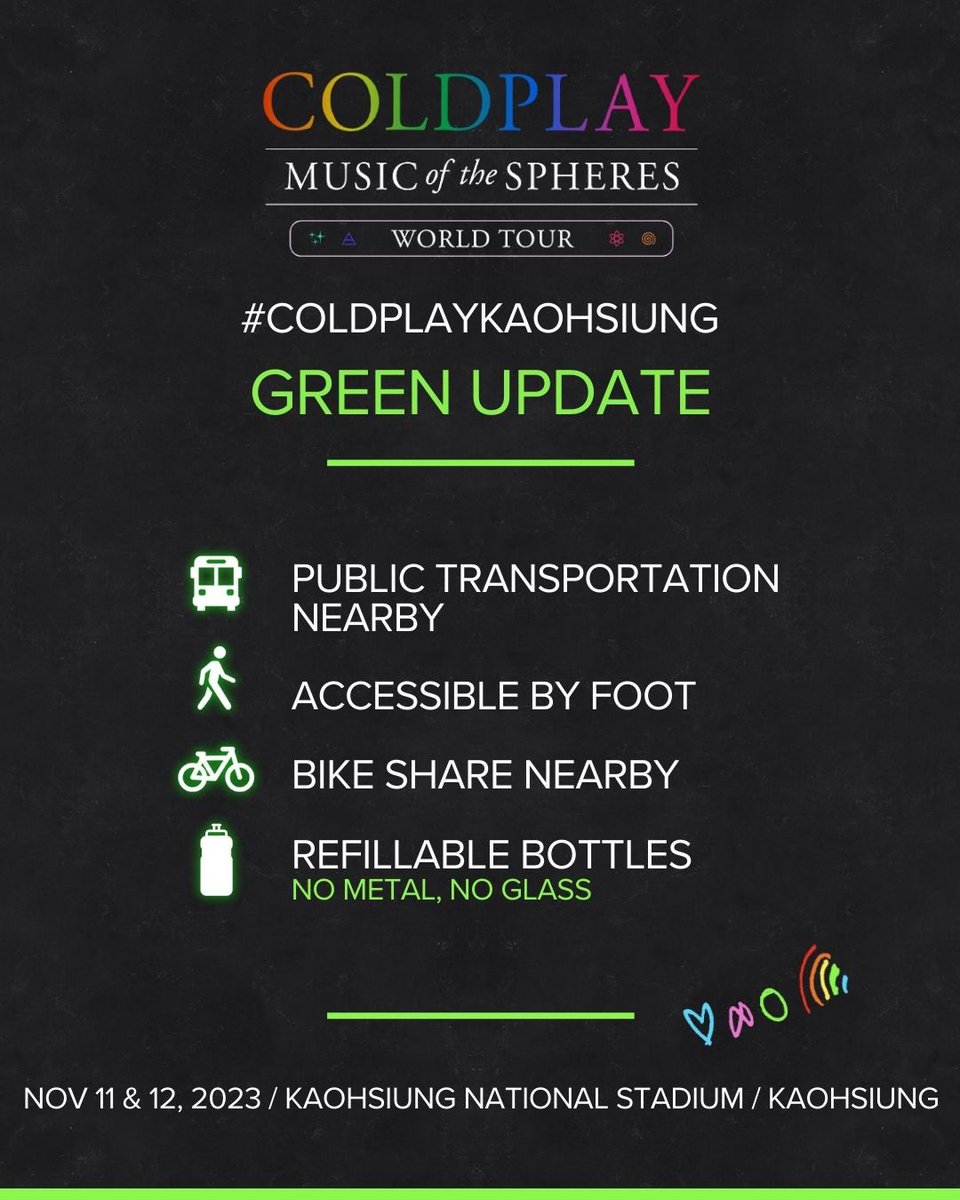 coldplay's tweet photo. #ColdplayKaohsiung https://t.co/fd9SEBm0XN