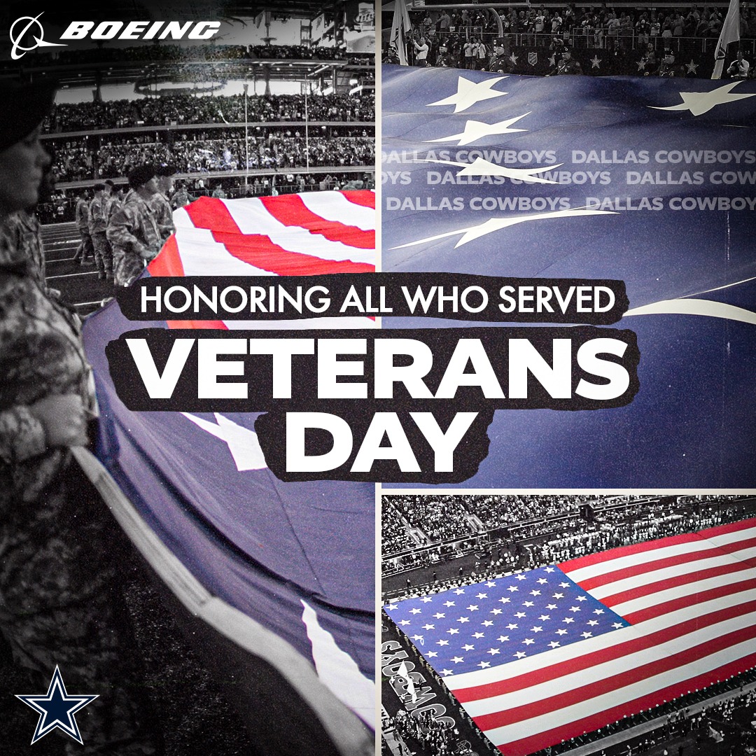 For their courage, dedication, and service... thank you to our Veterans. ⭐️🇺🇸 #VeteransDay | @boeing | #SaluteToService