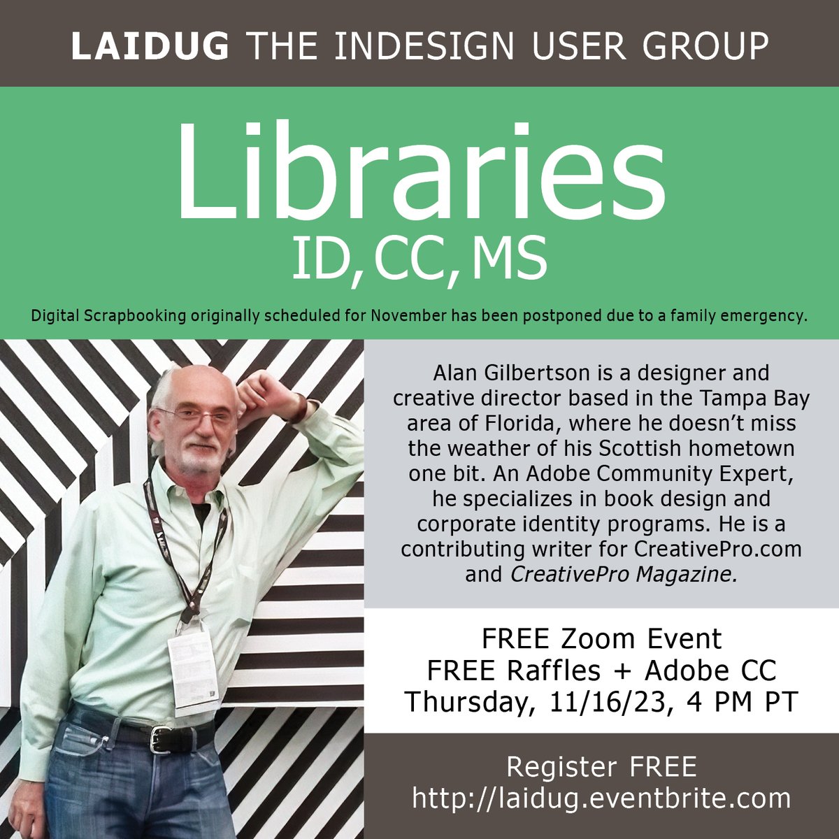 The InDesign User Group tweet media