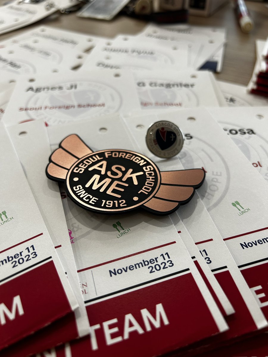 Dave Han (@mrdavehan) on Twitter photo #KORCOSIEC23 is off and running!
If you need help - find some with an āASK MEā badge.
<a href="/SFS1912/">Seoul Foreign School</a> <a href="/KORCOSIEC/">KORCOS IEC</a> #KORCOSIEC23 is off and running!
If you need help - find some with an āASK MEā badge.
<a href="/SFS1912/">Seoul Foreign School</a> <a href="/KORCOSIEC/">KORCOS IEC</a>
