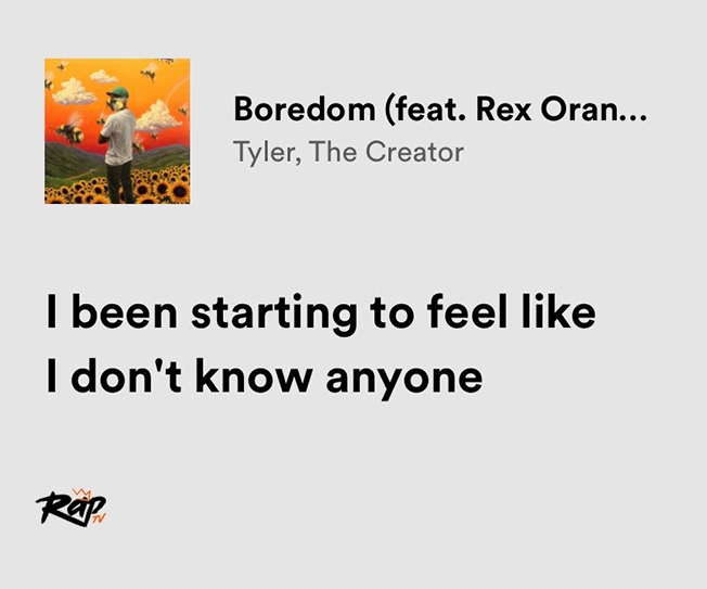 Tyler, The Creator – Boredom Lyrics