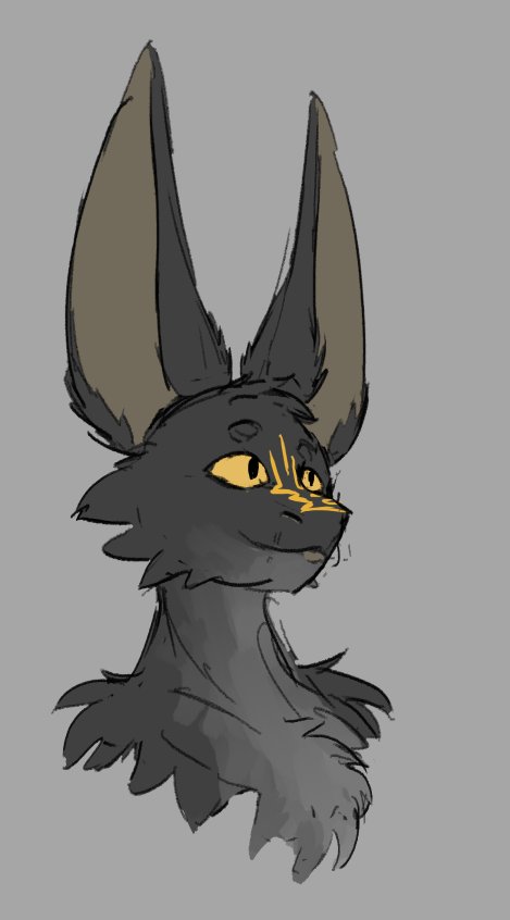 Look at this floofball I got from gene sprout inc. ty again