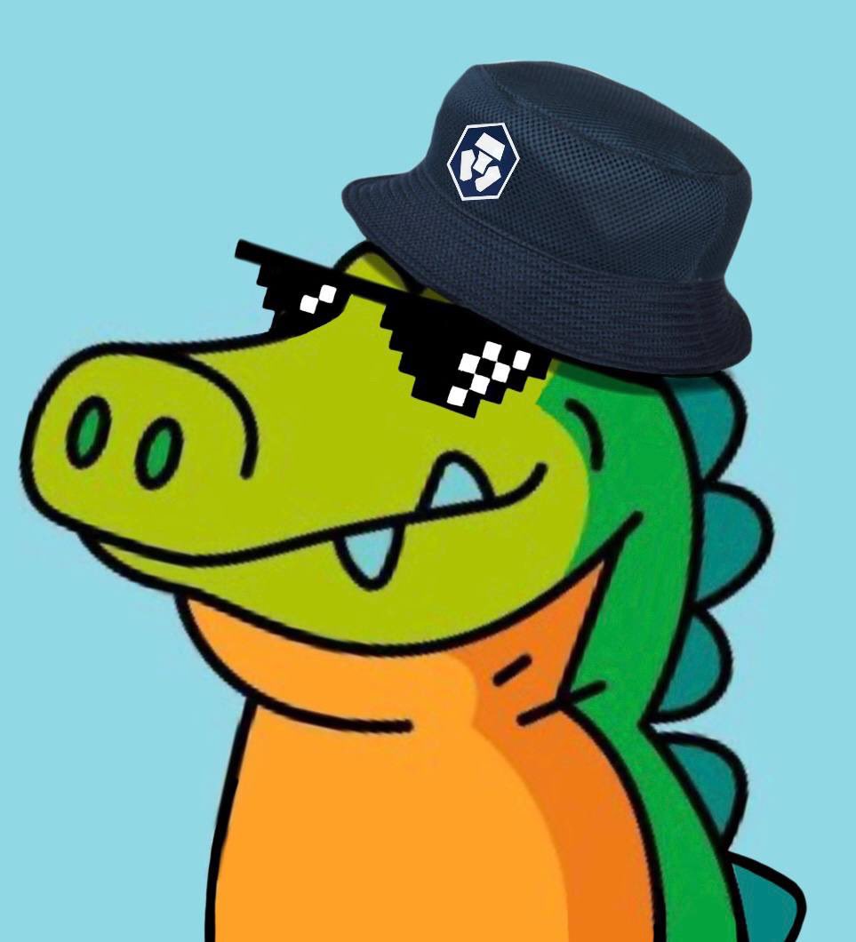 Crogecoin is the mascot of <a href="/cronosapp/"></a> 🐊