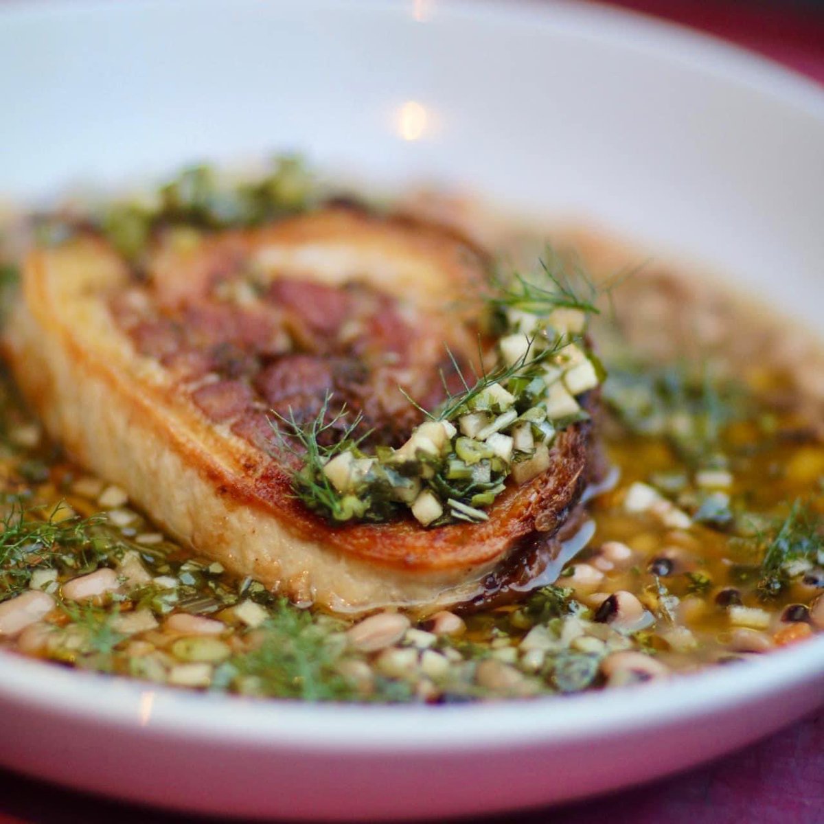 adogslifeTO's tweet photo. Hathorne Restaurant in Nashville
This weekend, try something new.
Porchetta-Stewed Purple Hulled Peas, Preserved Lemon Gremolata (GF)
#glutenfree #glutenfreenashville #porchetta #falldishes #local #supportlocal #westnashville #happyhour #heatedpatio #nashvilleweekend https://t.co/WLewRTRdFp