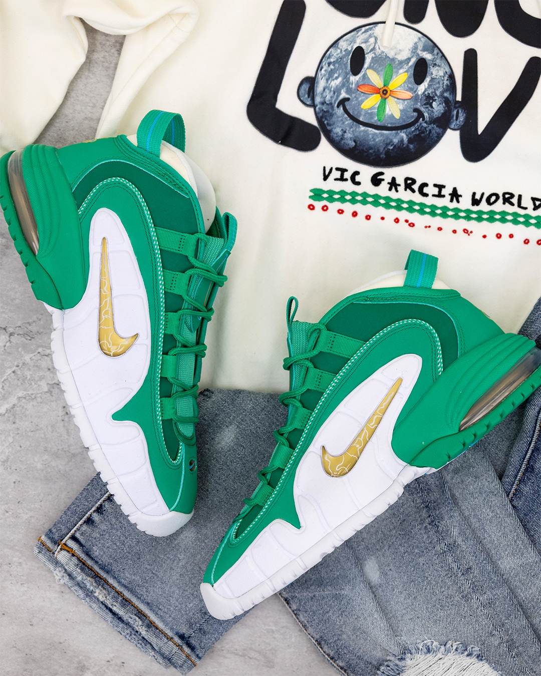 Nike air max penny 1 deals warriors