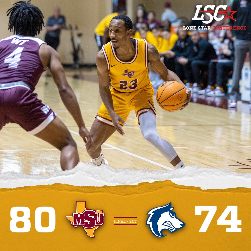 MSU Mustangs (@msumustangs) on Twitter photo 🏀 | Pierre Sanders scores team-high 18 points to lead <a href="/MSUTexasMBB/">Midwestern State Basketball</a> to season opening 80-74 win over Colorado State-Pueblo in double overtime. #StangGang 🏀 | Pierre Sanders scores team-high 18 points to lead <a href="/MSUTexasMBB/">Midwestern State Basketball</a> to season opening 80-74 win over Colorado State-Pueblo in double overtime. #StangGang