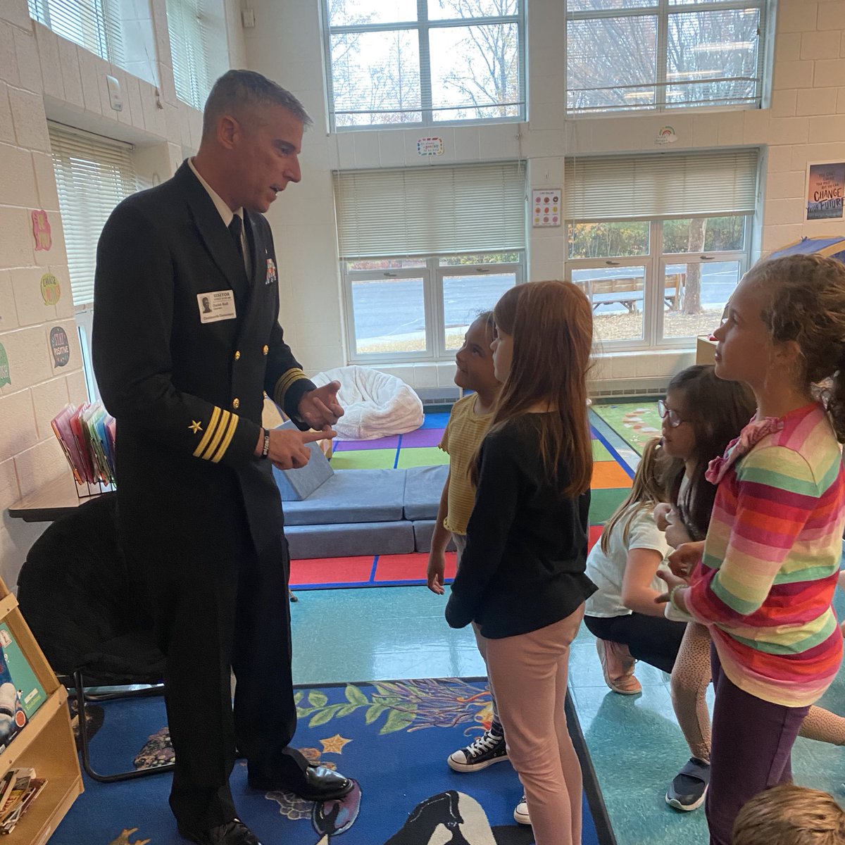 DES Third Grade (@des3rdgrade) on Twitter photo Honored to have our very own Cmdr. Bell speak to our third graders today about the importance of respect and teamwork through his admirable experiences with the US Navy! 🇺🇸 Happy Veterans Day! We are forever grateful for your service. <a href="/DESAACPS/">Davidsonville Elem.</a> <a href="/mattie_316/">Stephanie Bell</a> <a href="/AACountySchools/">AACPS</a> Honored to have our very own Cmdr. Bell speak to our third graders today about the importance of respect and teamwork through his admirable experiences with the US Navy! 🇺🇸 Happy Veterans Day! We are forever grateful for your service. <a href="/DESAACPS/">Davidsonville Elem.</a> <a href="/mattie_316/">Stephanie Bell</a> <a href="/AACountySchools/">AACPS</a>