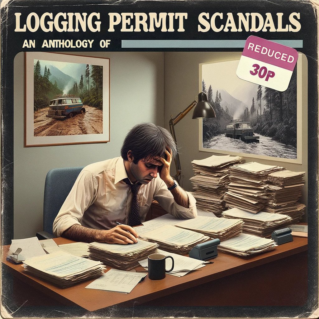 Logging Permit Scandals (An Anthology Of) - Various (1980) #classicrock #vintagerecords