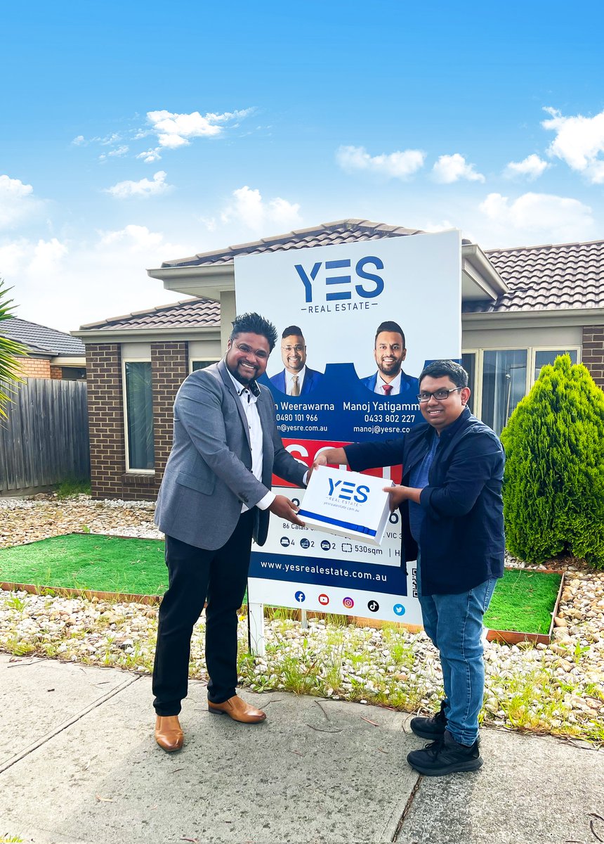 He was all smiles when he collected his keys to his new home along with his complimentary gift that we know he will enjoy in his new place.

💙 Welcome to Cranbourne West with YES Real Estate

Looking to sell?  
Sam Weerawarna on📲 0480 101 966

#realestate #happybuyer #melbourne