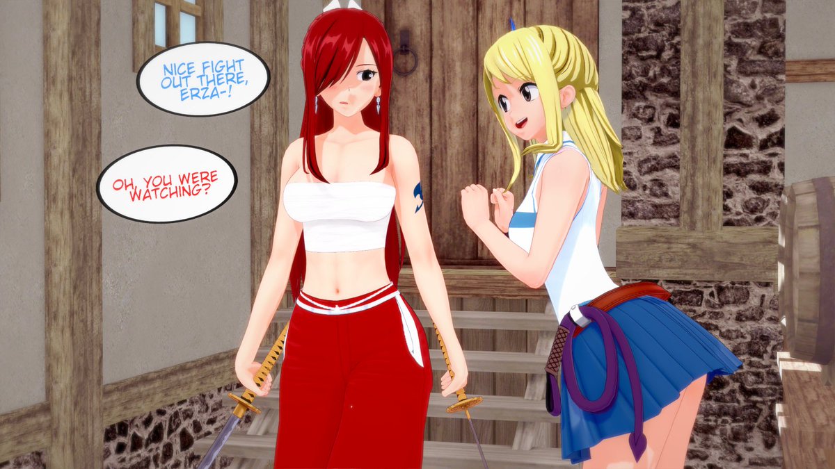TieflingMagic_0's tweet photo. Just a small cute thing I commissioned
Created By The Lovely @SchneeDoTTy
(Go Check them Out They do amazing things)
《| Erza Gains a Fangirl |》
#FairyTail #Erlu #ErzaScarlet #LucyHeartfilia https://t.co/9nVEvZSfyN