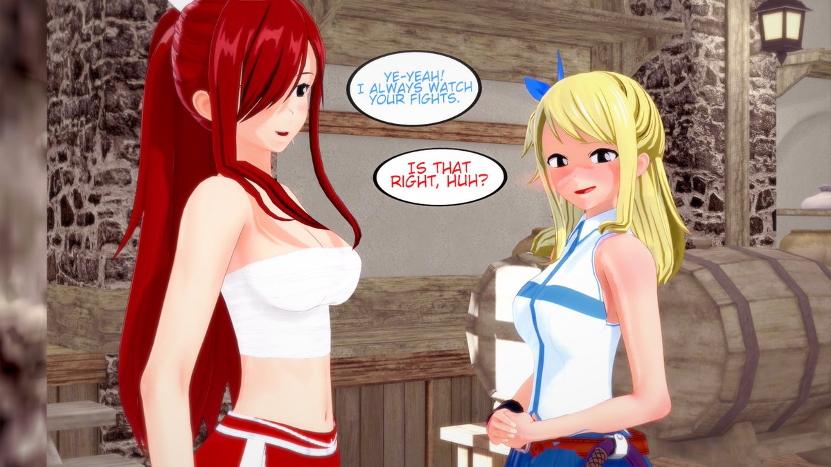 TieflingMagic_0's tweet photo. Just a small cute thing I commissioned
Created By The Lovely @SchneeDoTTy
(Go Check them Out They do amazing things)
《| Erza Gains a Fangirl |》
#FairyTail #Erlu #ErzaScarlet #LucyHeartfilia https://t.co/9nVEvZSfyN