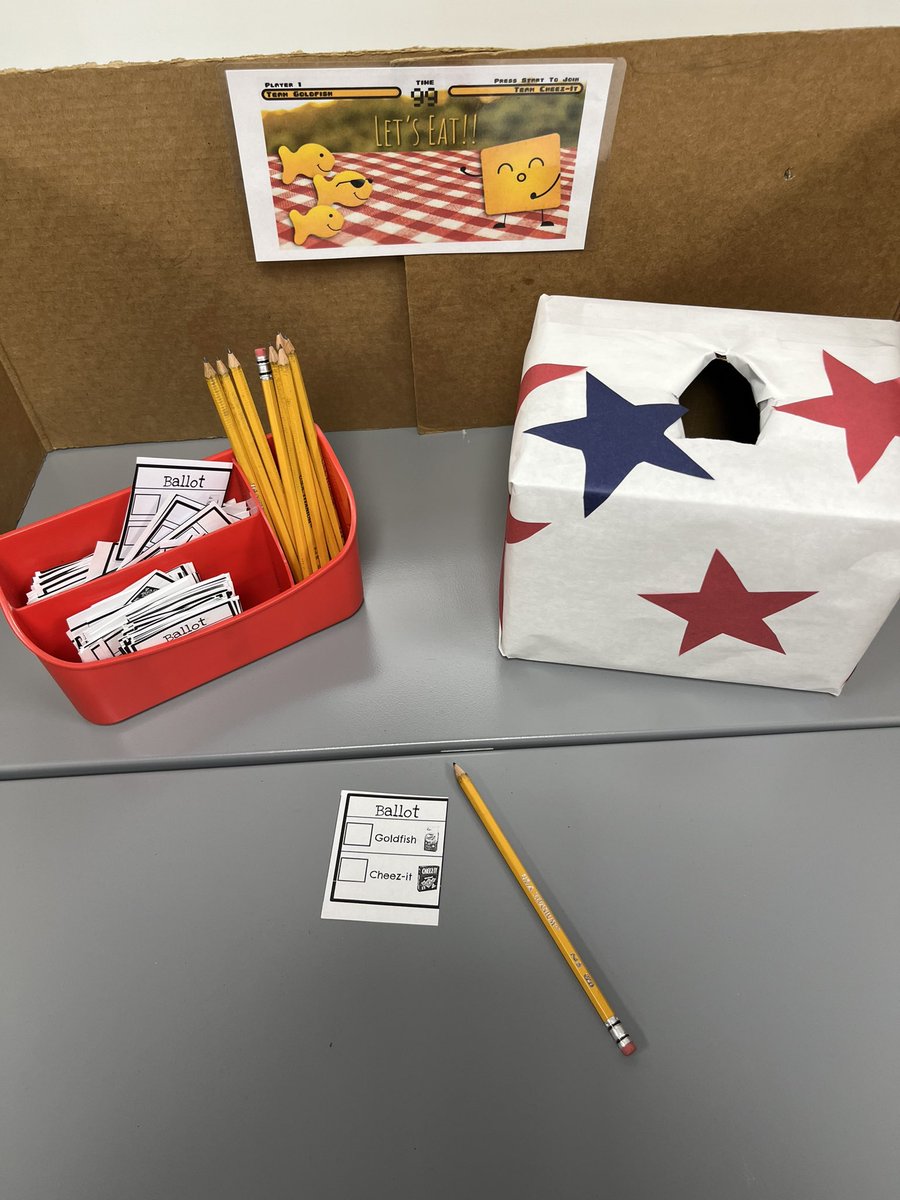 vanedickinson's tweet image. 2nd grade hosted a Goldfish Vs. Cheez-It election. It was great seeing students from all grade levels voting! OUR 2023-2024 BEST SNACK WINNER IS … 🥁🥁🥁Goldfish!! 🎉 @KirkElementary @CFISD_ELAR2_5 #KirkCan #2ndtoNone