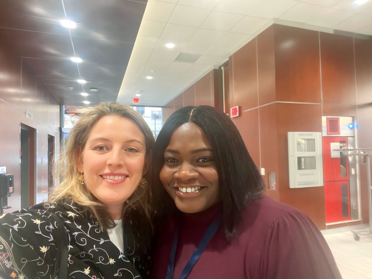 christy_sagay's tweet image. As I recount some of the highlights of the day at #ASILMYM It was exciting  (sure you can tell from the smile) meeting @nienkegrossman in person who has been an incredible mentor since 2020 and a key reason I&apos;m part of @asilorg . Finally, face-to-face after all this time!