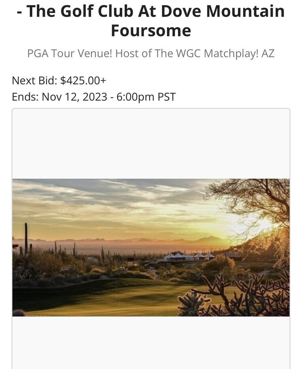 Don’t let the 🌞 go down on these great deals with spectacular views!  Less than 23 hours to shop our online auction!
##givetogive #igotthis #fundraiser 32auctions.com/IGTFAUCTION