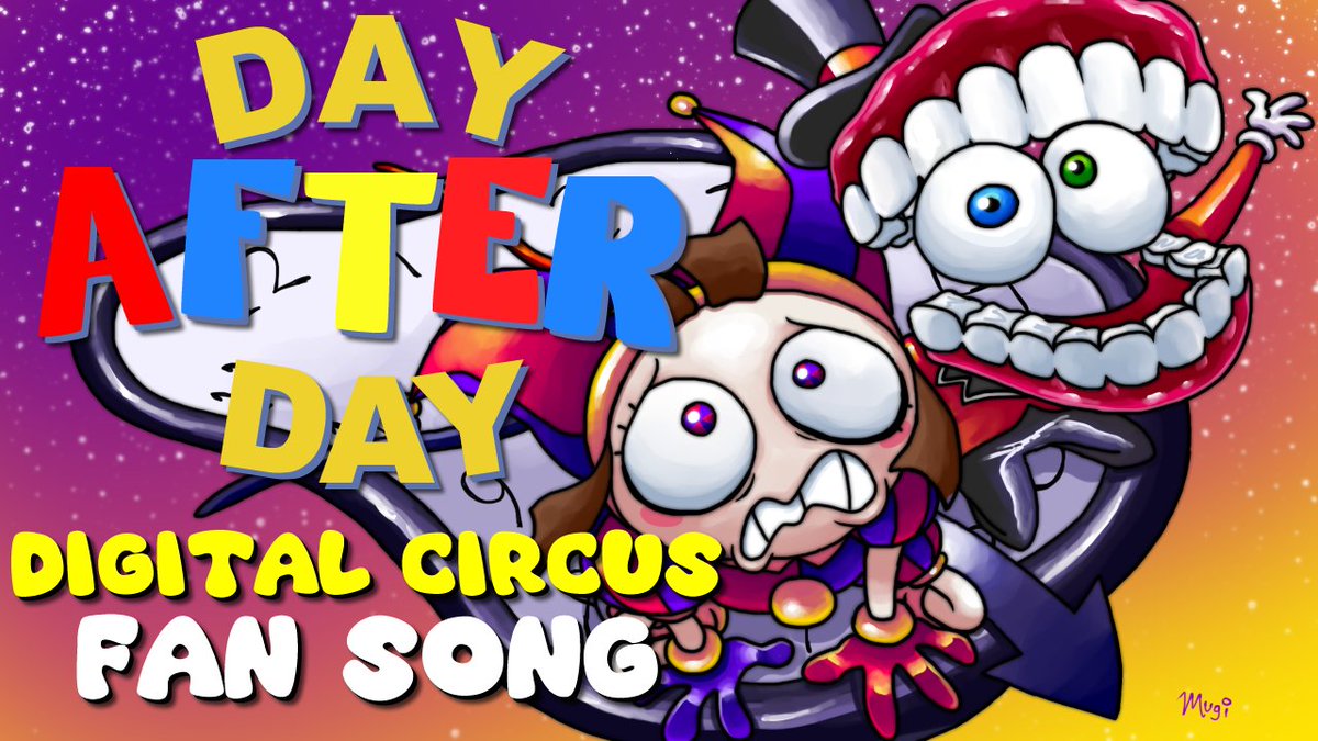 DAY AFTER DAY PREMIERES TONIGHT AT 9PM EST! Wake up, Pomni! Caine greets The Amazing Digital Circus with a booming, merry song every morning! EVERY Morning. An ADC Fansong inspired by 90s Computer Game & VHS Logo synths! YOUTUBE LINK & CREDITS IN REPLIES! #digitalcircus