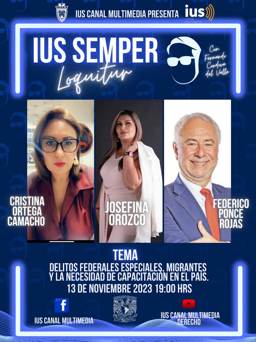 <a href="/ferdinoleo/">FΞR</a> <a href="/fpr_enlinea/">Federico Ponce Rojas</a> <a href="/DerechoUNAMmx/">Facultad de Derecho</a> <a href="/CONAPMexico/">Colegio Nacional de Abogados Penalistas AC</a> <a href="/TomasMundo_/">Tomás Mundo</a> <a href="/JORGEREYESLEO/">Jorge Reyes Leo</a> <a href="/JReyesPeralta/">Jorge Reyes Peralta</a>