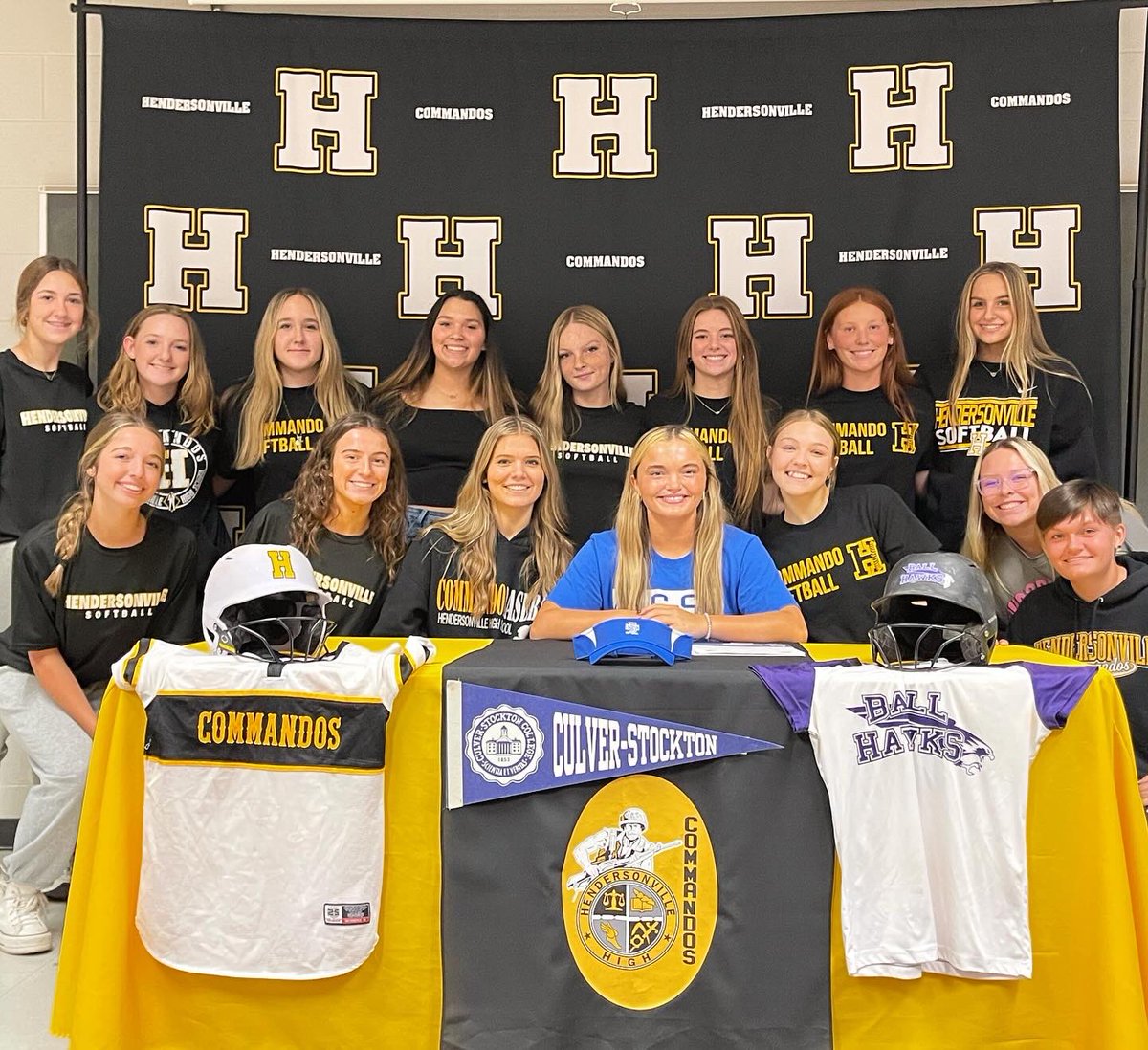 Congratulations to Haylie Wortham for signing with Culver-Stockton College! We are proud of you! #commandopride