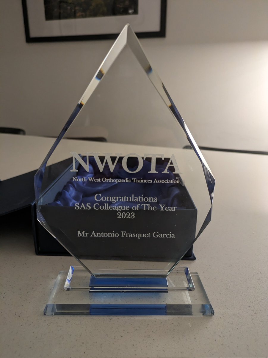 Antonio Frasquet (@drfrasquet) on Twitter photo Thank you very much to all the trainees <a href="/NorthWestORC/">North West Orthopaedic Research Collaborative</a> for this award. It means a lot to be recognised and appreciated by you. It means the world to me to be the recipient of the first SAS award. I will treasure it forever. Thank you! #sasbychoice Thank you very much to all the trainees <a href="/NorthWestORC/">North West Orthopaedic Research Collaborative</a> for this award. It means a lot to be recognised and appreciated by you. It means the world to me to be the recipient of the first SAS award. I will treasure it forever. Thank you! #sasbychoice