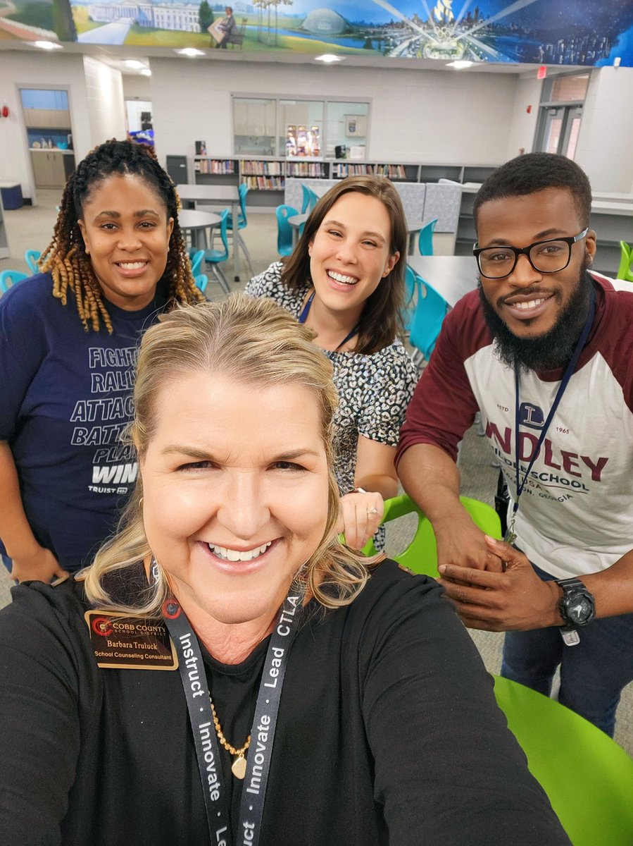 Barbara Truluck, Ed.S., NCC, NCSC (@barbara_truluck) on Twitter photo Mission accomplished! I loved visiting all 27 middle school counseling teams this semester. It is inspiring to see the impactful work of our amazing <a href="/CobbSchools/">Cobb County Schools</a> counselors. Thank you, Lindley MS Counselors, for a fun visit today! <a href="/CCSDCounseling/">CCSD School Counseling</a> @LMSFalconsPrinc <a href="/LMSJRFALCONS/">Lindley Middle School</a> Mission accomplished! I loved visiting all 27 middle school counseling teams this semester. It is inspiring to see the impactful work of our amazing <a href="/CobbSchools/">Cobb County Schools</a> counselors. Thank you, Lindley MS Counselors, for a fun visit today! <a href="/CCSDCounseling/">CCSD School Counseling</a> @LMSFalconsPrinc <a href="/LMSJRFALCONS/">Lindley Middle School</a>
