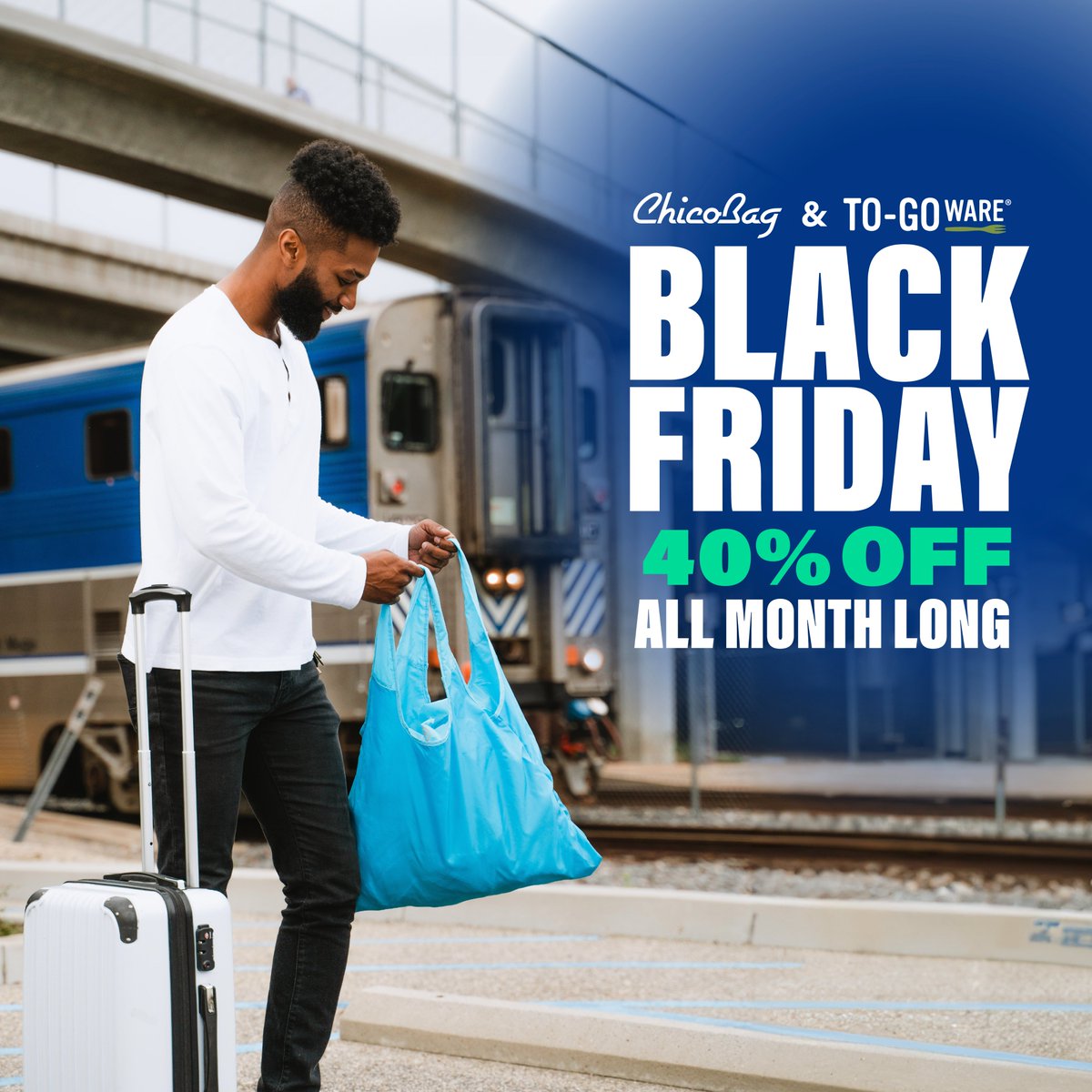 Fan favorite Vita Bag (and 8 other friends) + Forty Percent Off = The Black Friday ChicoBag & To-Go Ware Sale! Shop it here: tinyurl.com/yc8hyumn #ChicoBag #BlackFriday2023