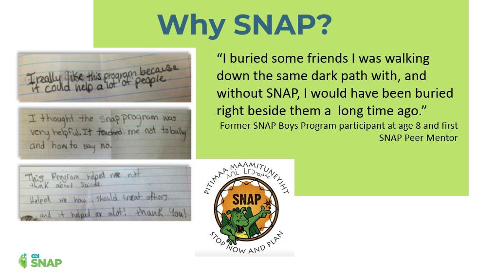 LeenaAugimeri's tweet image. “Awareness, Engagement, Prevention”. #CPWeek2023 theme &amp;amp; pillars @SNAP_CDI were built. SO vital to recognize when our children are at-risk of engaging in #antisocial beh. #SNAPprogram can help #youthcrime #mentalhealth. #crimepreventionweek #stopnowandplan
#SocialImpact 
@ONgov