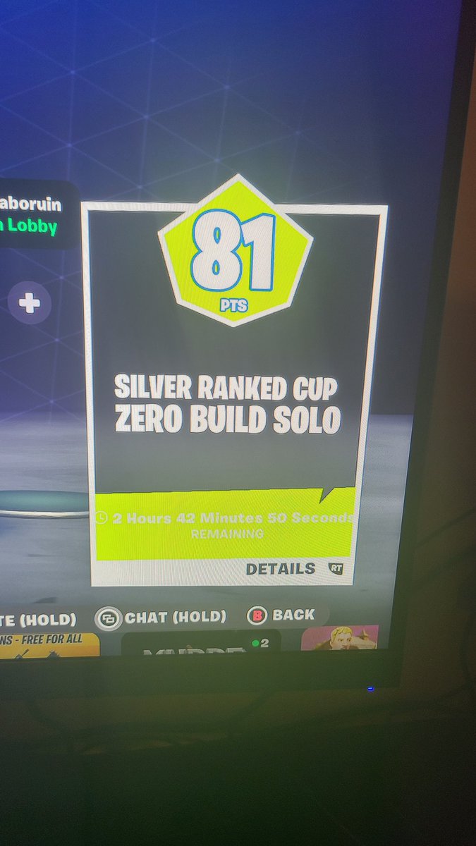 hennig3586's tweet photo. So I decided to take part in the ranked cup to try get the competitors skyblades and I needed 75 points to get it but I managed to get 81 to ppl who do this all the it's nothing but for me it's a big deal bc I never take part in these https://t.co/RFs0xXuepx