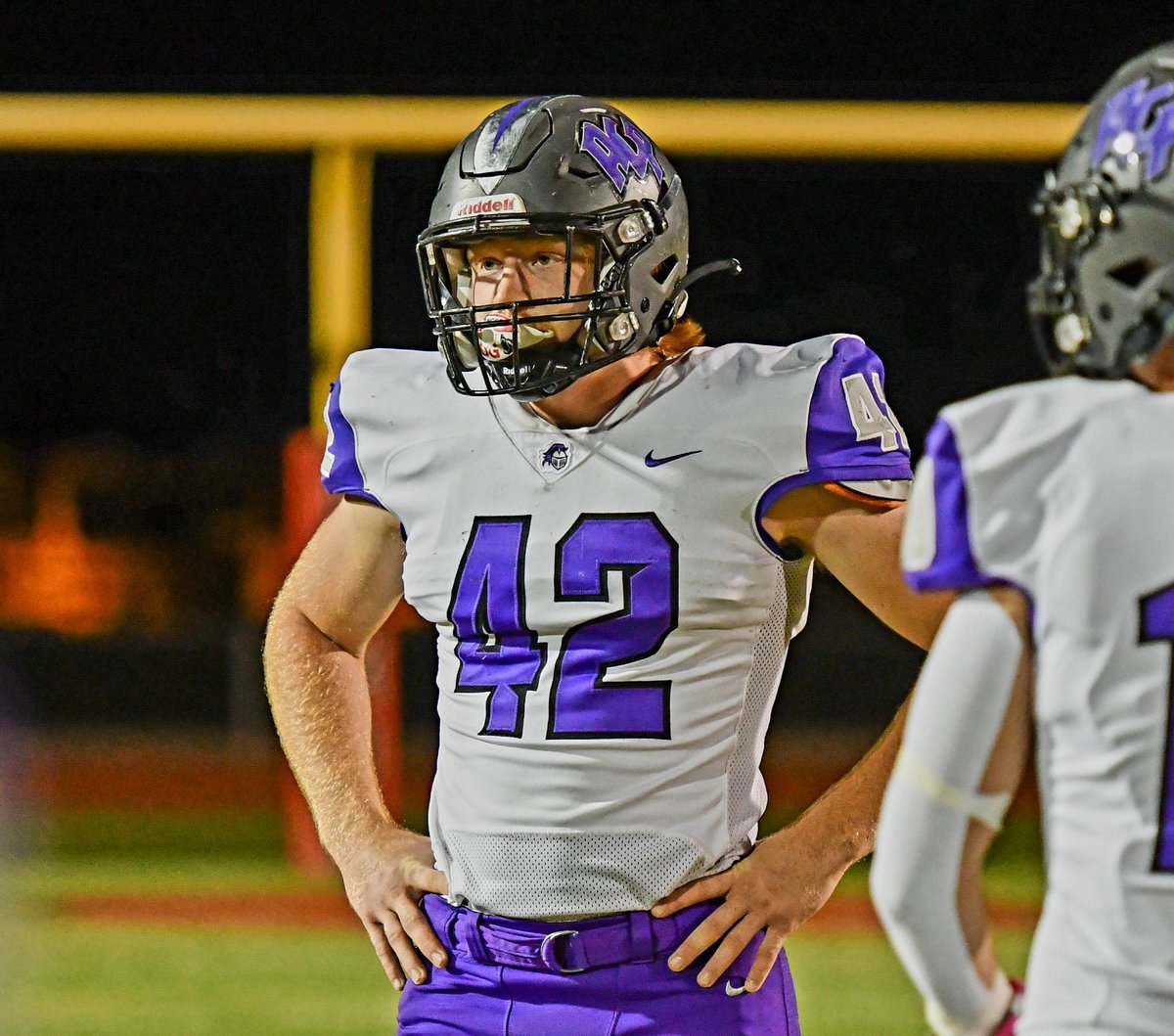 Just another day in the office for Cayden Gibson @CaydenGibson555 ! 10 tackles(8 solo), 1.5 Sacks 5TFL's, 2 Hurries & a blocked punt. Oh.. 1 carry for 5 yards to convert on a fake punt on huge 4th down! @azc_obert @gridironarizona @CodyTCameron @JUSTCHILLY @brettinaz