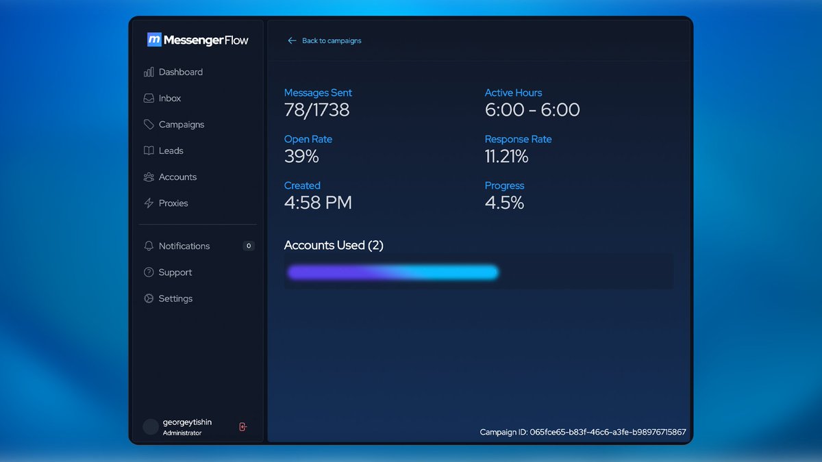 messengerflow's tweet image. ✅ MessengerFlow sending algorithm is done &amp;amp; live. 

Were running extensive tests to ensure MessengerFlow can handle all tasks. 

MessengerFlow will be going into private beta by EOM. 

💙 LIKE &amp;amp; RT if you'd like to get private beta access. 

🚨 (Capped to 100 users ONLY)