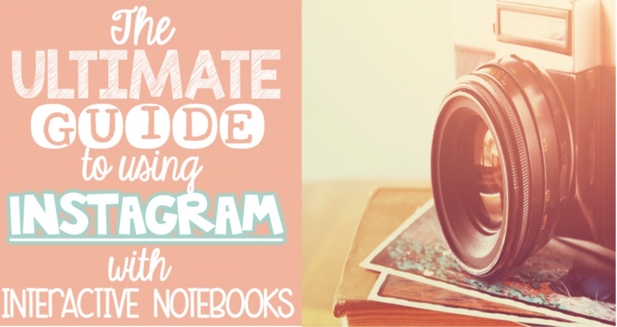 TCEA's tweet image. Here&apos;s a fun idea! Use this guide to help students enjoy Instagram in the Classroom with Interactive notebooks. You will learn the basics of Instagram and how to use it with Interactive Notebooks. 

sbee.link/nfmeypthab via CEO Teacher
#engagedlearning #teachertwitter #ela