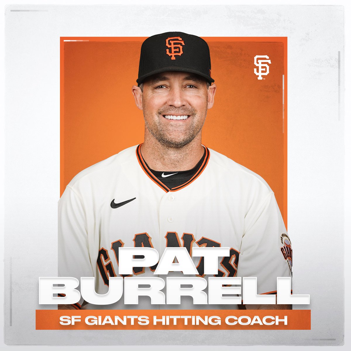 The #SFGiants welcome the following new hires to the 2024 Major League coaching staff under new manager Bob Melvin:

Bench Coach - Ryan Christenson
Third Base Coach - Matt Williams
Hitting Coach - Pat Burrell