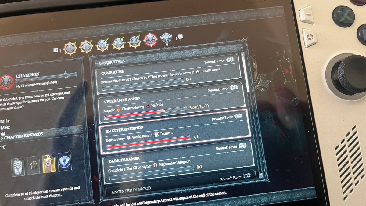inparadisecity1's tweet photo. @Diablo @PezRadar 
Is this a known bug? Says I have defeated every world boss in torment IV but doesn’t say “completed”?? https://t.co/cGp57xUbJO