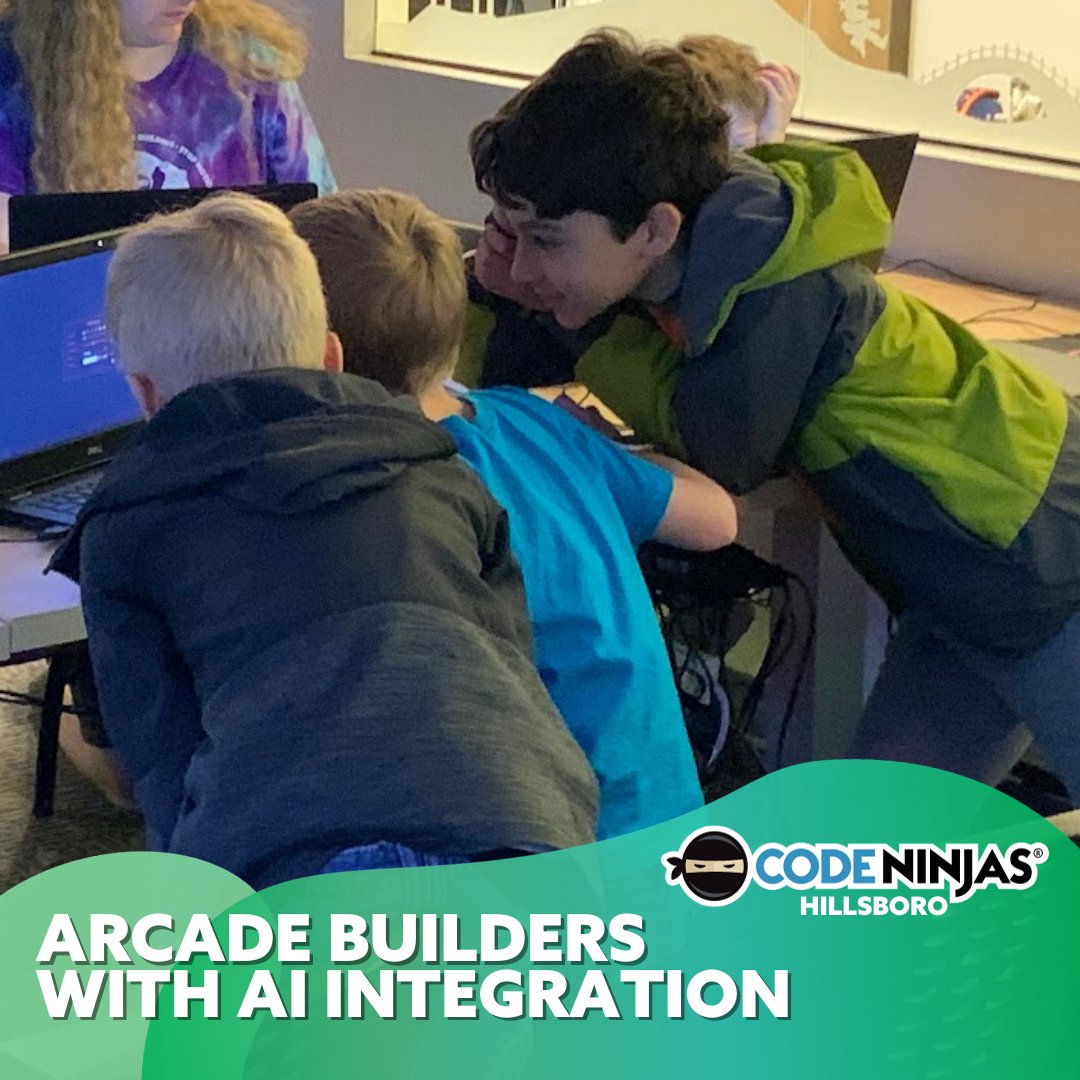 CodeNinjasOR's tweet image. Our campers had such a fun time yesterday during our Arcade Builders with AI Integration using PictoBlox!🐻🤖 They got to see firsthand how cool putting AI in games can be!
#codeninjas #codeninjashillsboro #programmingforkids #kidscoding #STEMforkids