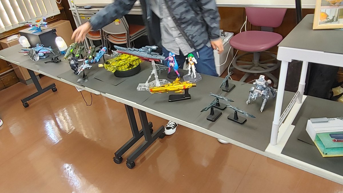 Snk22V007's tweet photo. HOBASセッティング中!#宇宙戦艦ヤマト #北海道マシーネンの会 #yamato2199 #yamato2202 #yamato2205 #HOBAS https://t.co/NmT5QWxkif