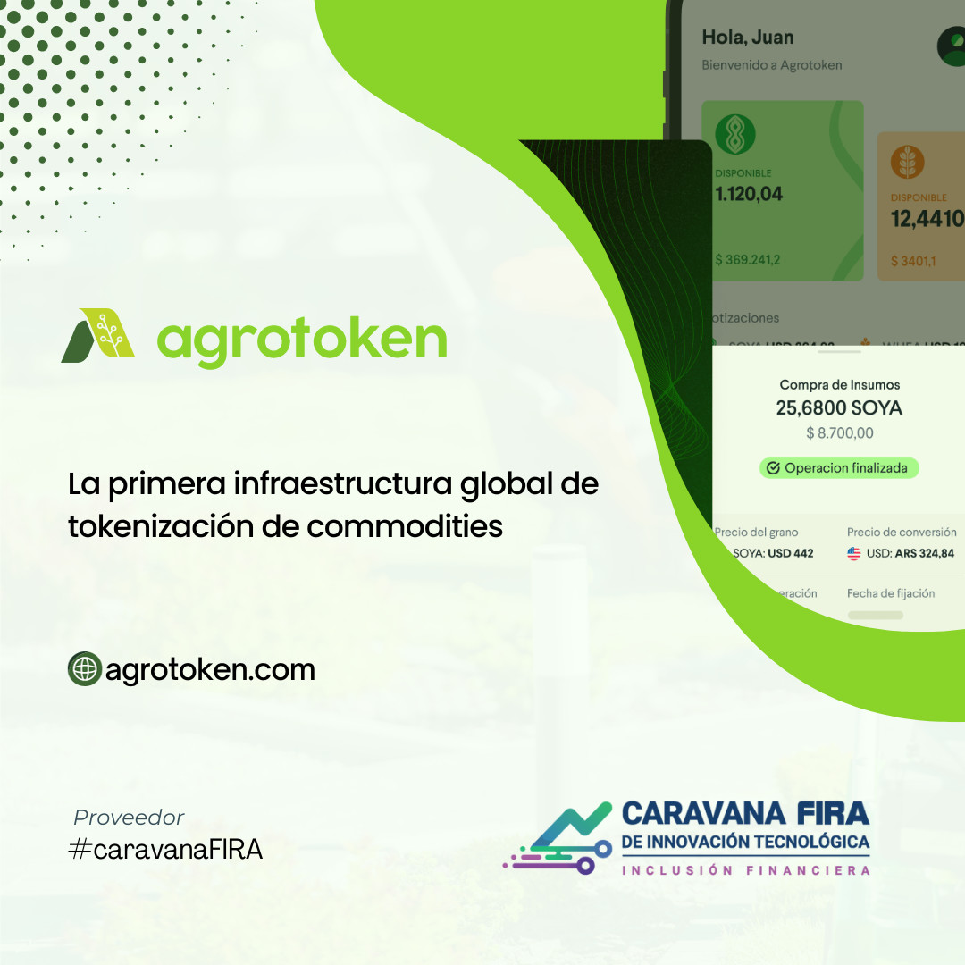 caravanafira's tweet photo. 🌐 @agrotoken  une a la @CaravanaFIRA  de Innovación Tecnológica 2023 🤝 como proveedor de soluciones tecnológicas para impulsar la #InclusiónFinanciera. No pierdas la oportunidad de conocer sus soluciones en 👉 https://t.co/GqCUhbllxQ
#CaravanaFIRA #CaravanaInnovacionFIRA https://t.co/qbkj85PnaF