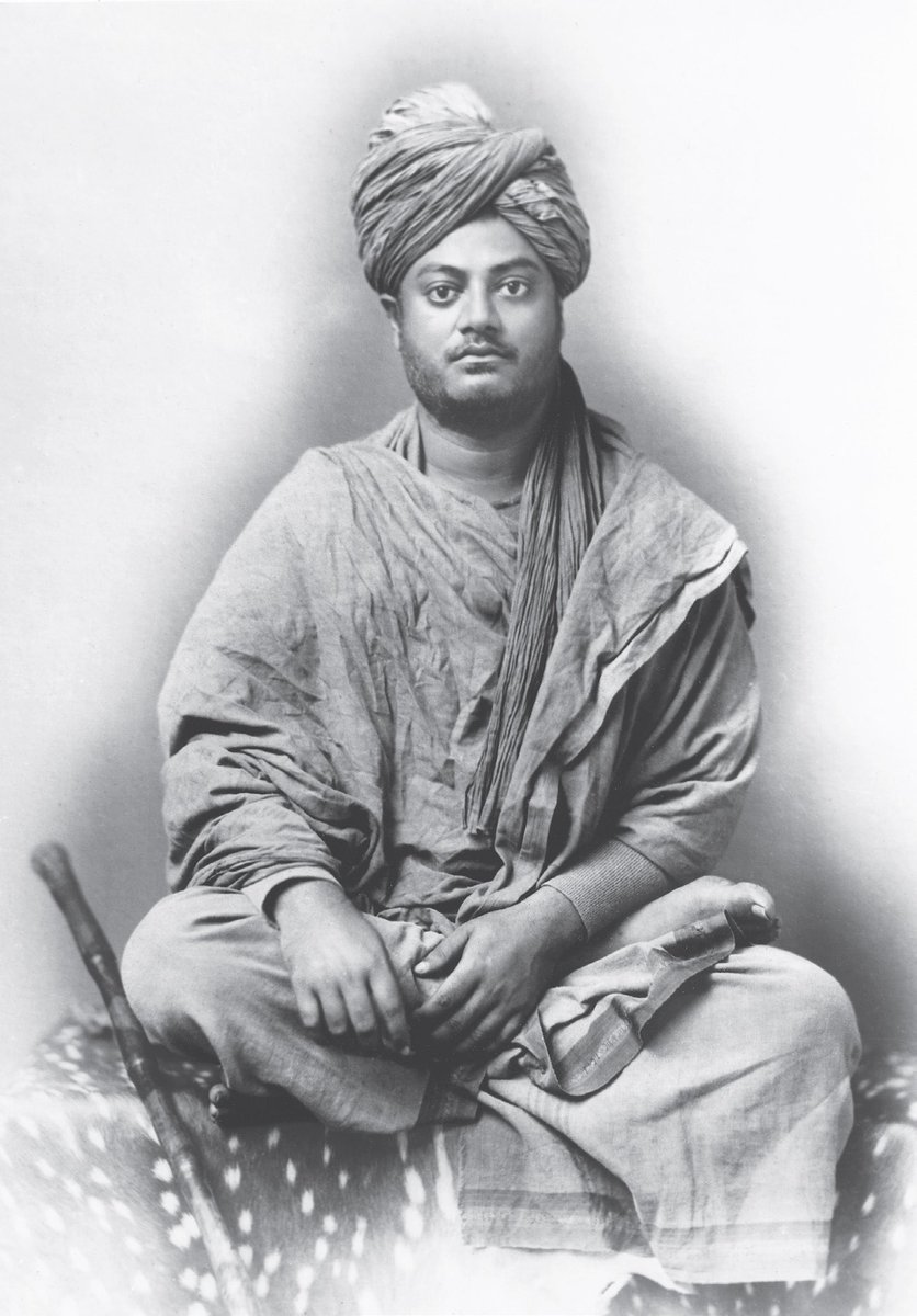 AdvaitaVani's tweet photo. 👌Those of you who have studied the Gita will remember the memorable passages: “He who looks upon the learned brahmin, upon the cow, the elephant, the dog, or the outcast with the same eye, he indeed is the sage and the wise man. Even in this life he has conquered relative existence whose mind is firmly fixed on this sameness; for the Lord is one and the same to all, and the Lord is pure. Therefore, those who have this sameness for all and are pure are said to be living in God.” This is the gist of Vedantic morality — this sameness for all. We have seen that it is the subjective world that rules the objective. Change the subject, and the object is bound to change. Purify yourself, and the world is bound to be purified. This one thing needs to be taught now more than ever before. We are becoming more and more busy about our neighbors, and less and less about ourselves. The world will change if we change. If we are pure, the world will become pure.

— Swami Vivekananda